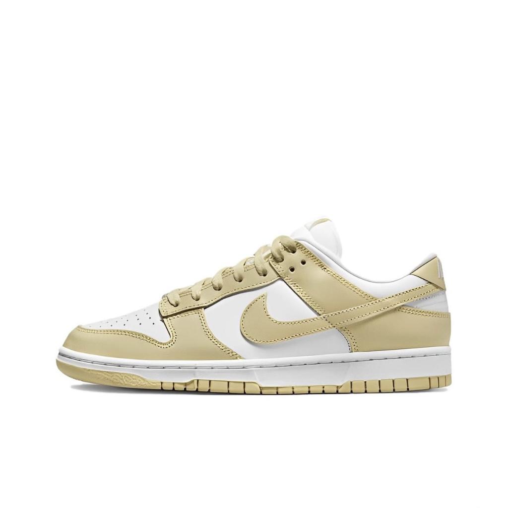 Nike Dunk Bubble Liquor Abrasion Resistant Low top Skateboard Shoes Men's White Green DV0833-100(Team48-)