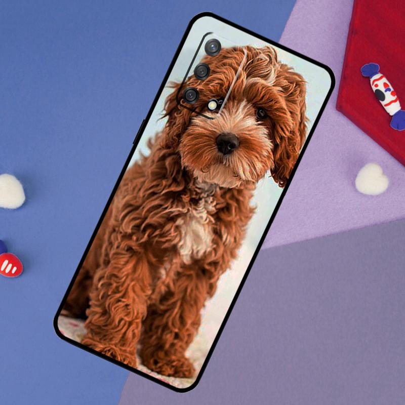 Cute Cockapoo Dog Case For Oppo A17 A60 A40 A80 A16 A76 A96 A98 A58 A78 A18 A38 A57 A74 A54 A94 A15 A5 A6 Pro