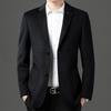 Мужской блейзер в стиле business casual, весна и осень, новый, высококлассный, мужское пальто для папы среднего возраста
