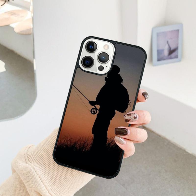 Чехол для телефона Рыбак Рыбалка Для iPhone 17 Air 16 15 14 11 12 13 Pro MAX Plus coque Чехол Оболочка