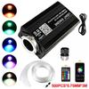 Car Starry Sky Fiber Optic Light RGB Ceiling Ambient Lamp Music Control Auto Atmosphere Lighting Kit 1/2 Interface 8 Color LED