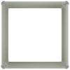 Raised Garden Bed Brown 100 x 100 x 77 cm Galvanized Steel