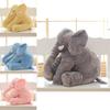 Очаровательная детская мягкая плюшевая подушка для сна в виде слона с длинным носом для детей и новорожденных