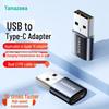 Адаптер Shanze USB-Type-C Female OTG: Кабель-конвертер данных для быстрой зарядки.