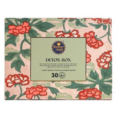 Karma Kettle Детокс-бокс с зеленым чаем - 6X5 - 30 пакетиков-пирамидок