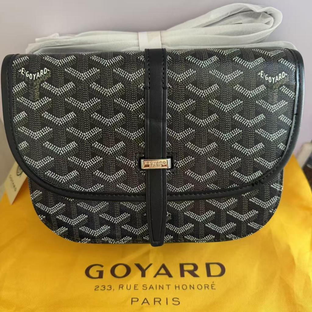 Сумка через плечо Goya Saddle 2024: Модная женская сумка и сумка-мессенджер с монограммой.