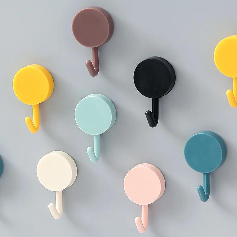 10 Piece Set Kitchen Gadgets Hat Hook Home and Decoration Keys Hanger Bathroom Organizer Storage Household Use Hooks Kitchenware
