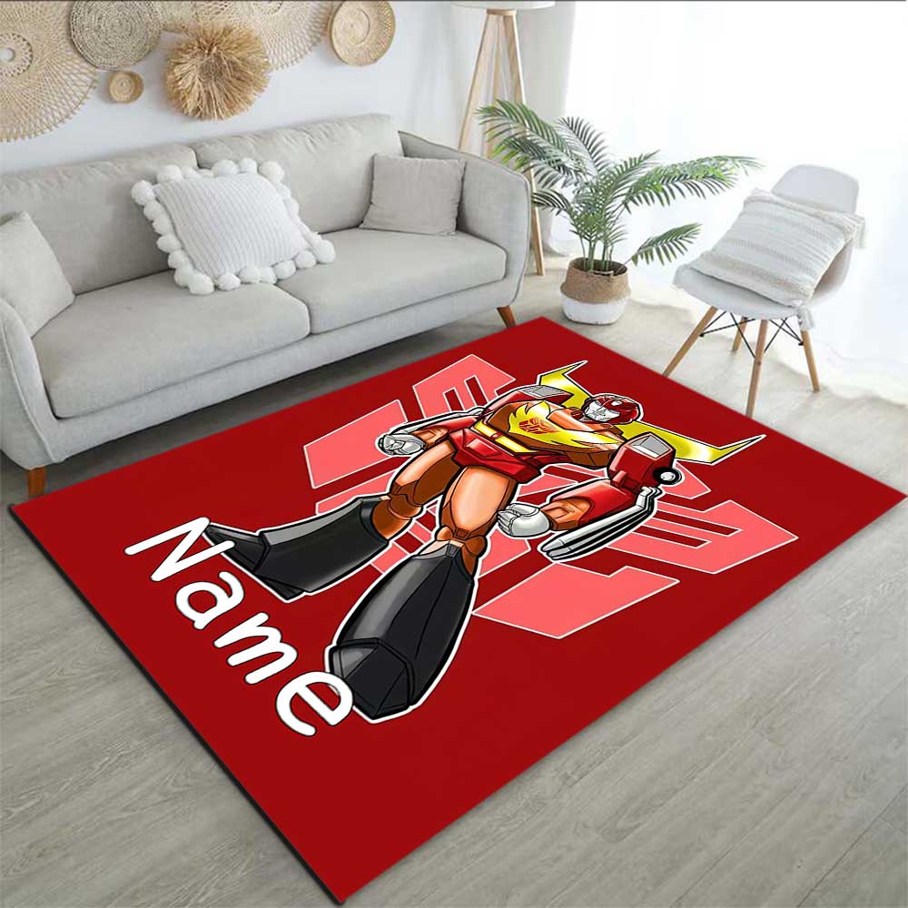 Love Transformers (16) Customize your name rug, office chair cushion, home bedroom living room gift.