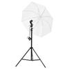 Photo Studio Lighting Set with Stands and Umbrellas