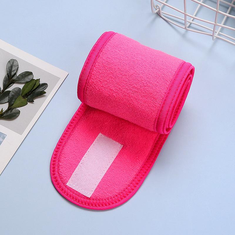 Adjustable Head Band Women Spa Wide Hairband Yoga Bath Shower Makeup Wash Face Cosmetic Headband Soft Toweling Hair Accessories