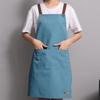 Waterproof and Oil Resistant Apron, Adjustable with 2 Pockets, Waterproof and Oil Resistant, Men's and Women's Cooking Aprons