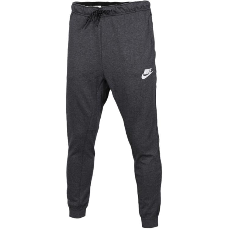 Nike Теплые Дышащие Прочные Зауженные Шнуровка Вязаные Спортивные Штаны Мужские низ 861747-071