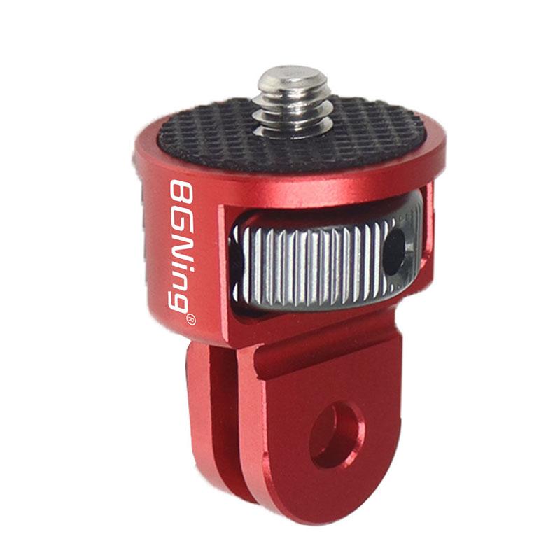 BGNING 360 Rotatable 1/4 Inch Screw Mini Tripod Adapter Mount CNC for GoPro Hero 13 Insta360 ONE X5 DJI Pocket4 Gimbal 4K Camer