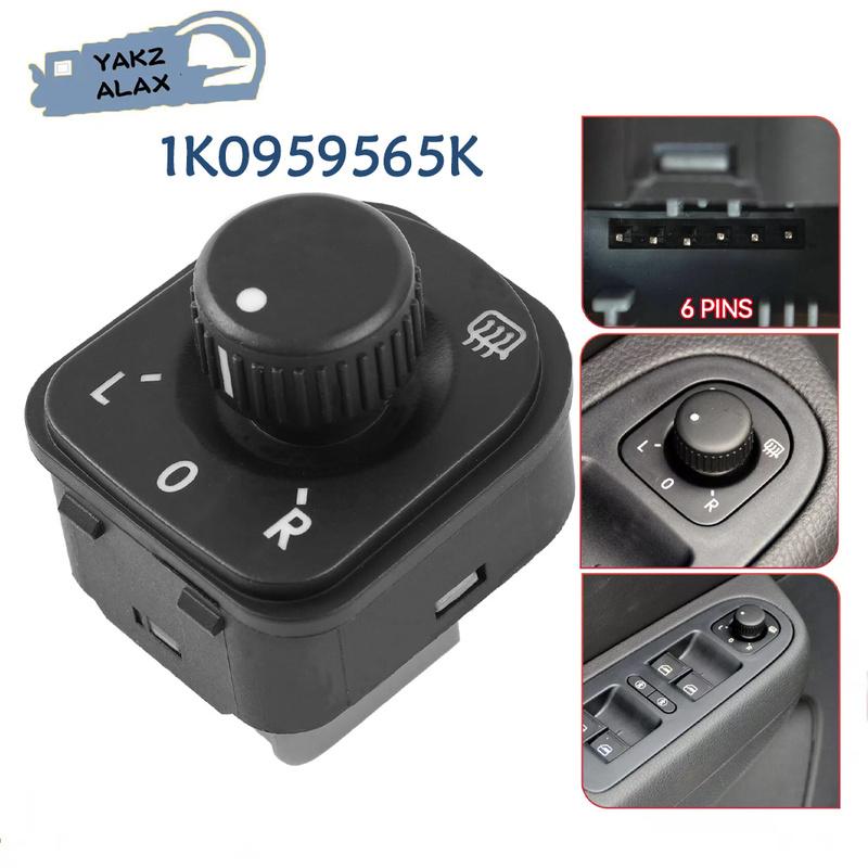 Для Volkswagen VW Jetta MK5 Golf 6 Tiguan Passat 1K0959565K Переключатель регулировки управления зеркалами 1K0 959 565K Автозапчасти