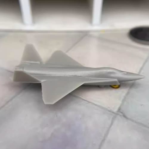 5PCS Aircraft Model 1/700 1/350 Su-75 Checkmate Stealth Fighter Resin Fighter Plane Military Model for DIY Military Collection (1/700 (1.6CM))