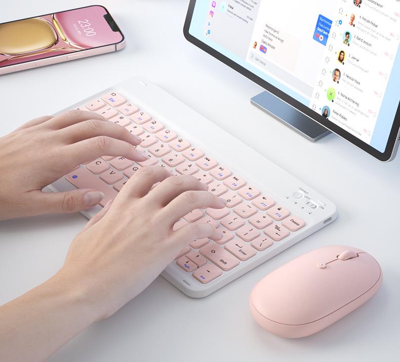 Универсальная Bluetooth-клавиатура BOW HANGSHI X19 для планшетов и телефонов