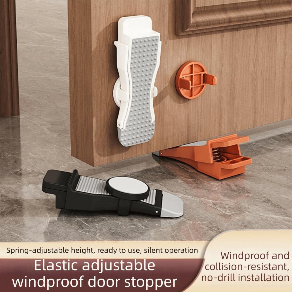 Non Slip Door Wedge Adjustable Windproof Doorstop Anti-collision Door Stopper Residential Use