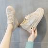 Trendy New Elastic Thick-soled Inner Heightening Women's Shoes Fisherman Mesh Casual Sports Shoes