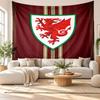 Wales Rugby Wall Tapestry, Soft Fabric Wall Hanging, Decorative Backdrop For Bedroom Home Wall Art