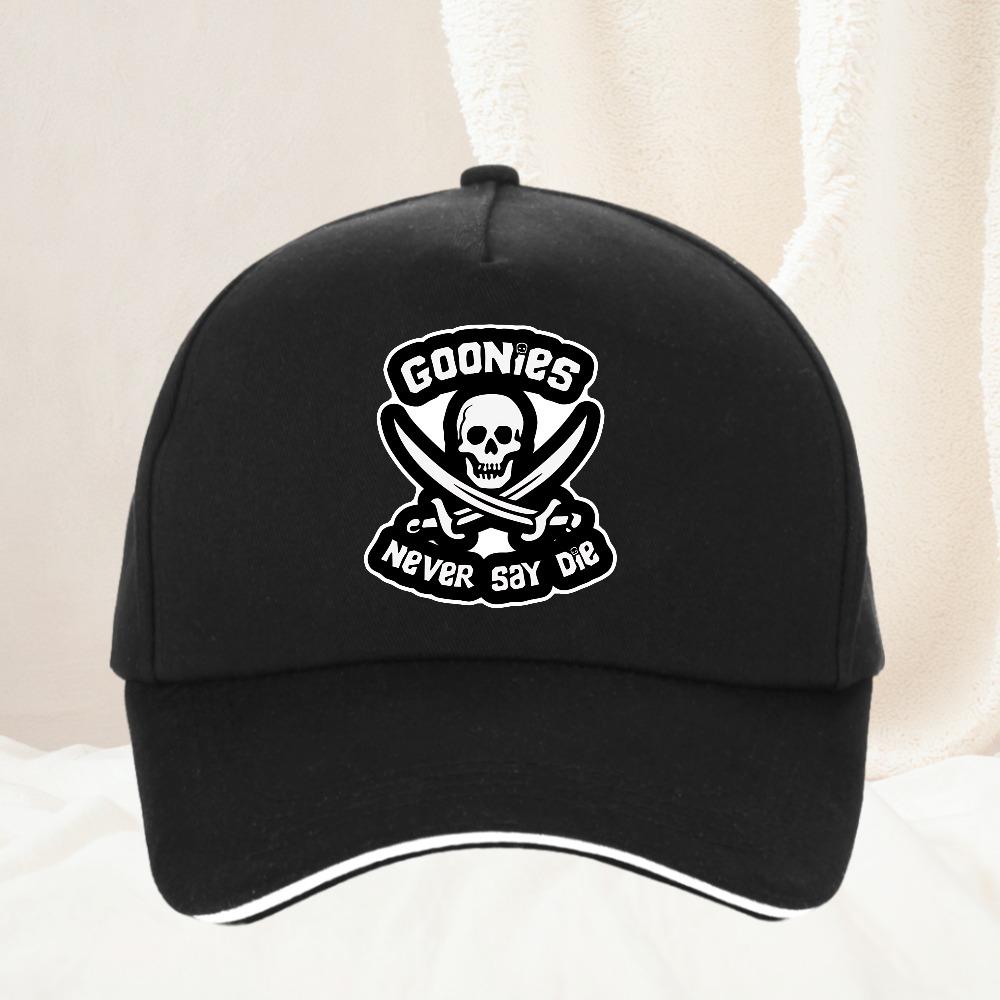 Копия бейсболки The Goonies Never Say Die Унисекс Шляпы Женская Защита от солнца Snapback Кепки из фильма The Goonies