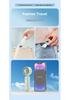 Rechargeable Foldable Mini Handheld Desktop Fan with Digital Display