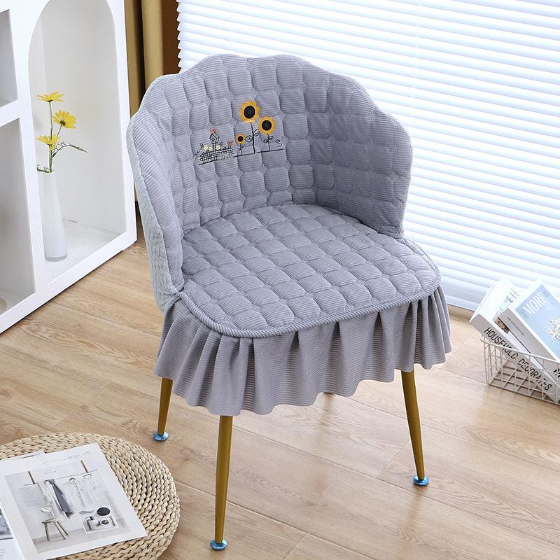 Утолщенный чехол для стула для макияжа, чехол для стула, расческа, туалетный столик, скамья, поручень для маникюра для девочек