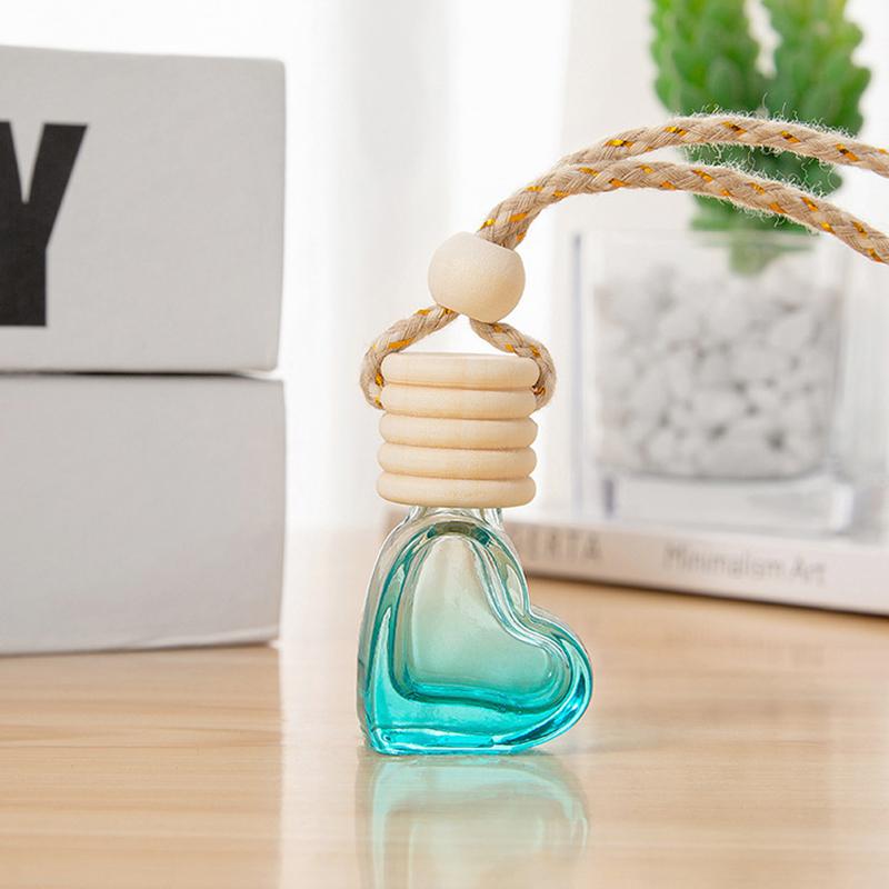 Perfume Bottle Ornament Hanging Empty Bottle Essential Oil Diffuser Fragrance Air Freshener Scent Car Interior Accessory