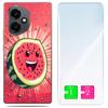 Etui Do Honor X7D / 400 Smart Obudowa Foto Case Plecki Arbuz + Szkło 9H