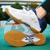 Professional Badminton Shoes Men's Shoes 2025 New Rotating Buckle Sports Shoes Women's Table Tennis Shoes Student Training Shoes
