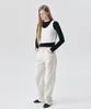 WNDERKAMMER Straight Leg Denim Pants_White