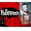 Halloween Butcher Apron Costume Set With Blood Stains Scars Makeup Props Adult Horror Party