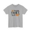 Fall Aesthetic T-Shirt | Autumn Leaves Pumpkin Spice Tee | Faith Family Fall