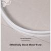5 размеров Стопор для воды в ванной Защита от затопления Душевой барьер Резиновый Силиконовый Блокатор воды Нескользящий Сухой Белый
