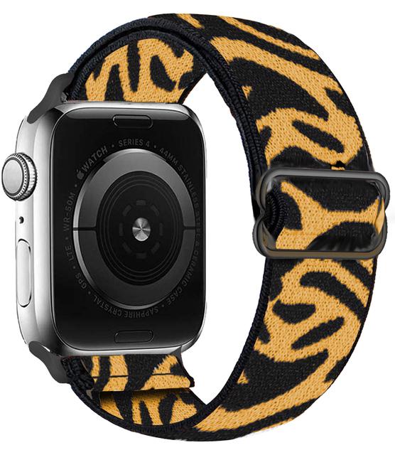Ремешок-скранчл для Apple watch 10 11 ремешок 40мм 44мм 45мм 41мм 46мм 49мм Эластичный ремешок iWatch серия 9 8 7 se Ultra2 3