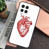 Анатомия человеческого сердца Чехол для Samsung Galaxy M55 M15 M13 M23 M33 M53 M30s M31s M12 M32 M52 M20 M21 M51 M34 M54