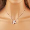 Nidin Горячая Распродажа Паве Кристалл Циркон Буквы от A до Z Подвеска Ожерелье Мужские и Женские Парные Инициалы Имен Алфавит Ювелирные Изделия Прекрасный Подарок