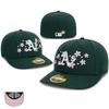 MLB Style Fitted Baseball Cap Unisex Embroidery Sun Hat Outdoor Hip Hop