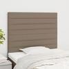 VidaXL Headboard Bedroom Furniture Bed Accessories Single Bed Heads Interior Taupe 80x5x118/128 3116450