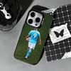 Чехол для телефона со звездой футбола Э-Эрлингом Х-Холандом для iPhone 17,16,15,14,13,12,11 Plus,Pro Max,XS,Цветной серебристый чехол для телефона