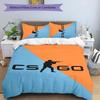 CSGO 3pcs Bedding Set Duvet Cover Closure Includes 1 Duvet Cover & 2 Pillowcases for All Seasons Bedroom Home Dorm Decor