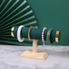 Jewelry Bracelet Display Stand Vertical T Bar Tower Organizer for Hair Band Home Organization Scrunchies Desktop Showcase