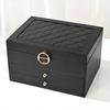 3-layer Drawer Type Jewelry Storage Box, Desktop Lockable Finishing Storage Container For Jewelry Earrings Rings Necklaces Bracelets Pendants