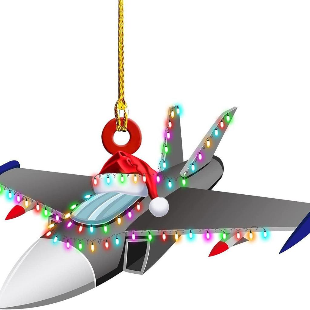 Christmas Tree Hanging Truck Pendant Christmas Excavator Decoration Antique Farmhouse Decoration, Festive Atmosphere Christmas Tree Pendant