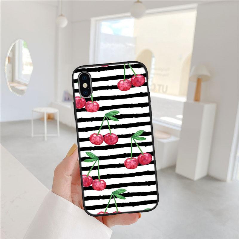 PP19 Вишня Милый Мягкий Чехол для Телефона для Xiaomi Xiaomi Poco M4 M5 M6 M7 X3 X6 X7 F8 Ultra Pro GT NFC