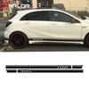 2 шт./лот Наклейки на боковые юбки кузова автомобиля Винил для авто Mercedes Benz AMG A C Класса W177 W205 W203 W204 Автоаксессуары