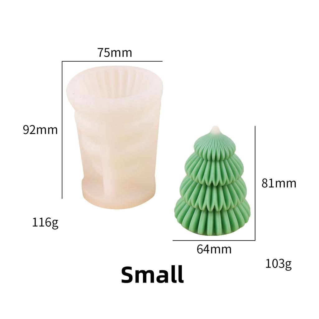 Mix-2PCS Рождественская ароматическая свеча силиконовая форма INS оригами рождественская елка форма креативные DIY украшения дома силиконовые формы