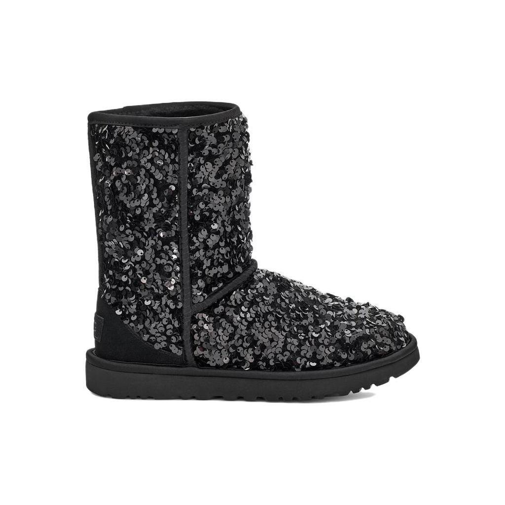 UGG Классический короткий женский топ 'Sequin Black Grey' 1130650-BLK