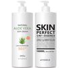 AYODELE Aloe Vera White Tone-Up Sun Cream 1000 мл + Perfect Man Мужской крем «все в одном» 1000 мл