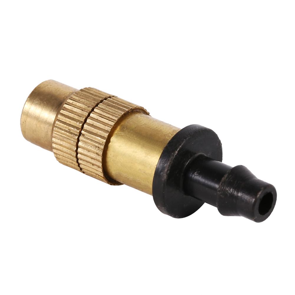 5pcs Adjustable Brass Misting Spray Nozzle Atomizing Sprinkler For Garden Watering Irrigation