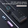 3 Socket Auto Socket Lighter Splitter 9 In 1 Car Charger Adapter with PD+QC3.0 Quick Charge,171W 12V/24V Independent Switches DC for All Car